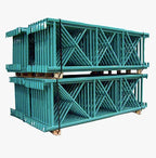 Uprights 216"x42", 3x3 column, 14gauge, 5x7" 2 hole base plate